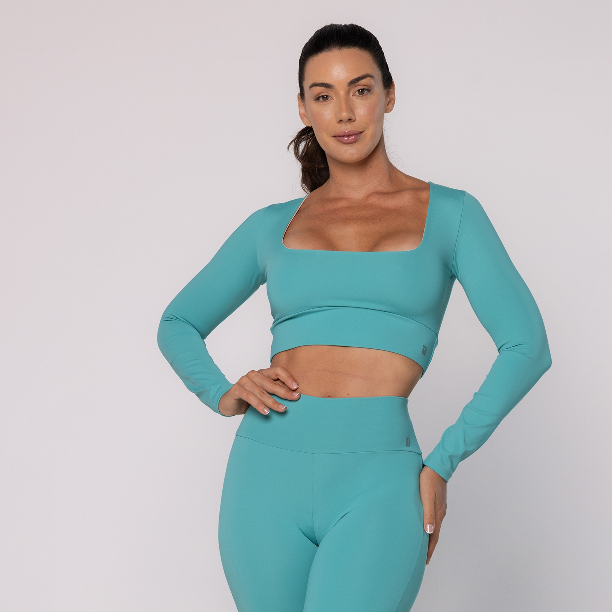 Cropped com Decote Quadrado - Marine - Marine P Cropped com Decote Quadrado - Marine - Marine P